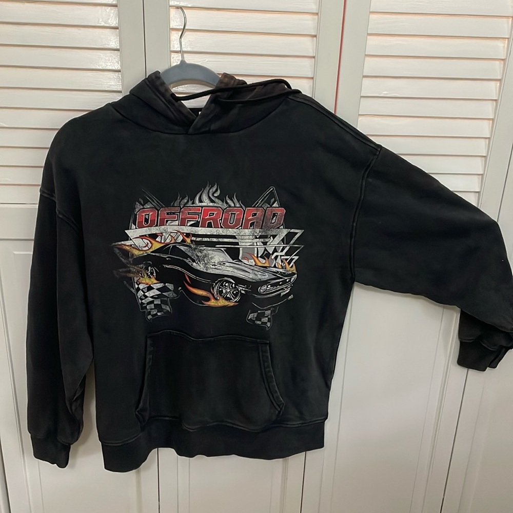 Black “Off Road” oversized sweatshirt